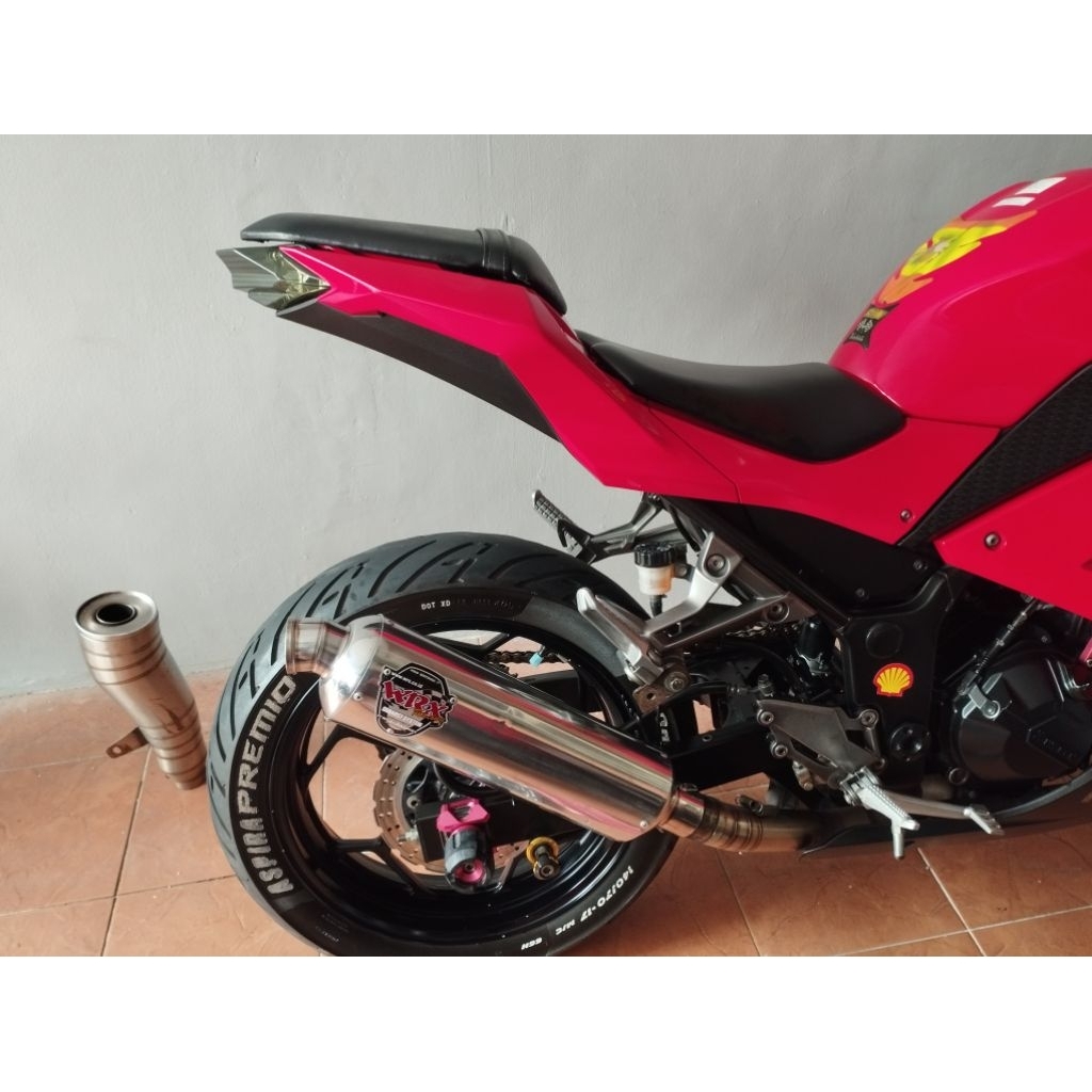 knalpot racing wrx gp3 k3 original cbr250rr new ninja 250fi r25 mt25 cbr150 r15