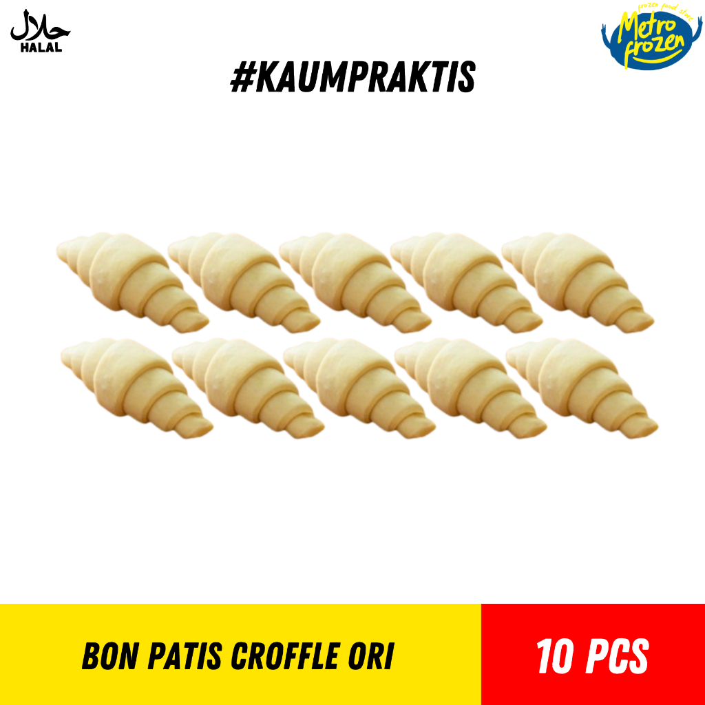 

BON PATIS Croffle Original & Butter10pcs //croffle croissant //croffle original