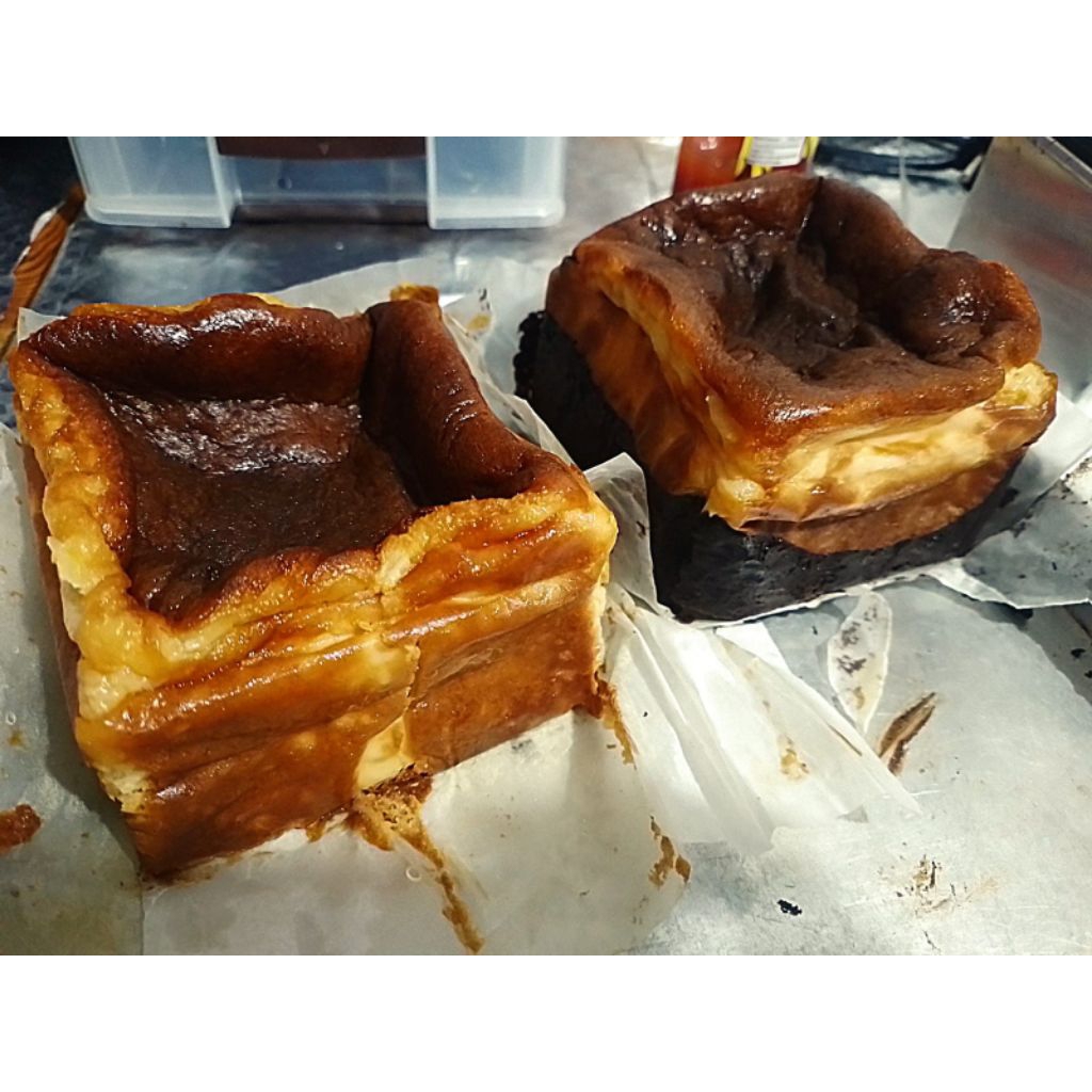 

Basque burn cheese cake.
