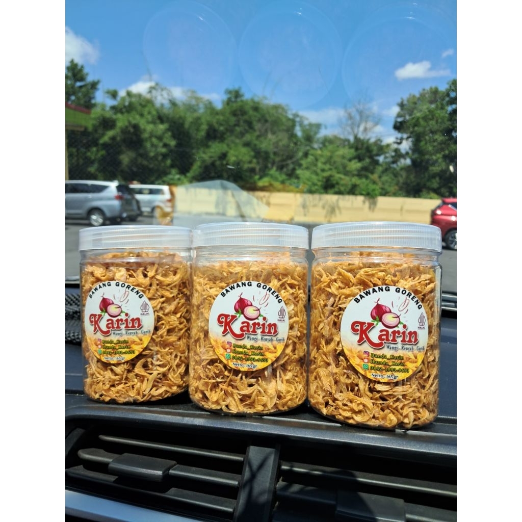 

Bawang Goreng Original Toples netto 220g Asli bawang brebes tanpa campuran tepung