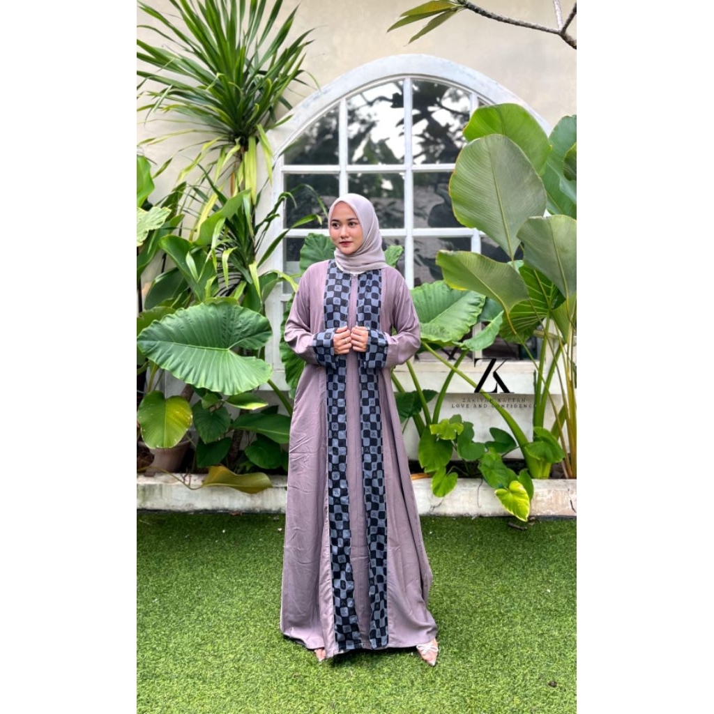 GAMIS ZAKIYAH.KAFTAN READY STOK JAMILA SET ZAKIYAH.KAFTAN