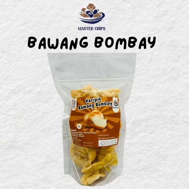 

KERIPIK BAWANG BOMBAY 100g – Gurih, Renyah, Bikin Nagih!