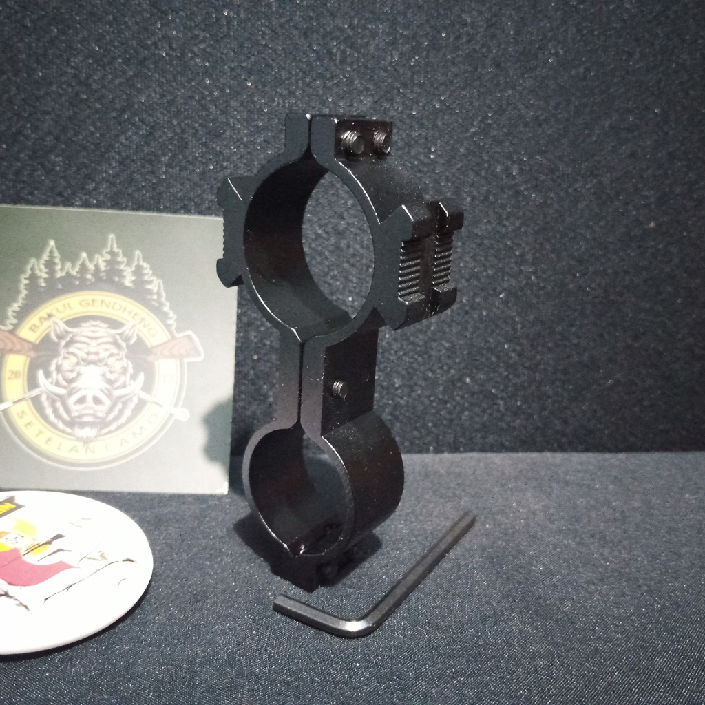 MOUNTING LASER SCOPE MODEL DUA LUBANG OD30 OD25 / MONTING SENTER OD25 (SC2202)