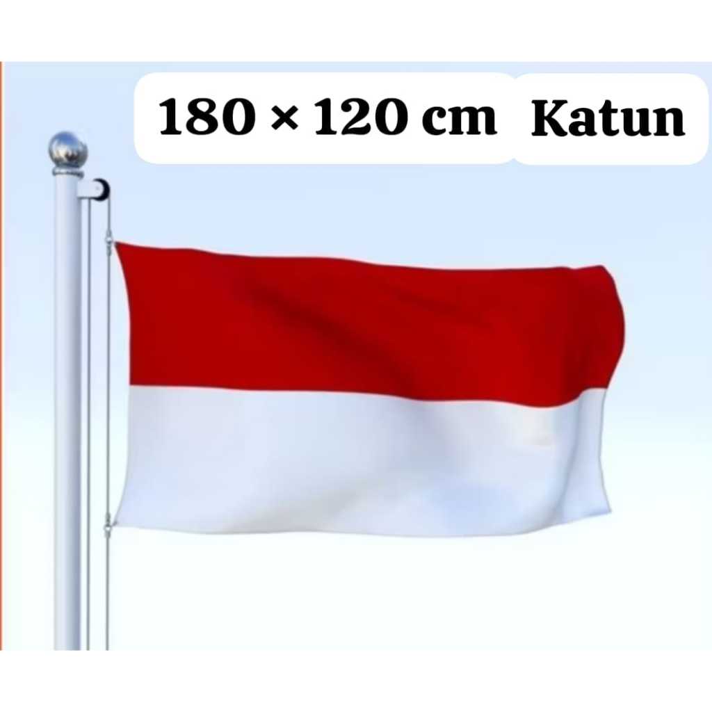 Bendera Merah Putih  Ukuran Sedang  Besar / Jumbo Tebal
