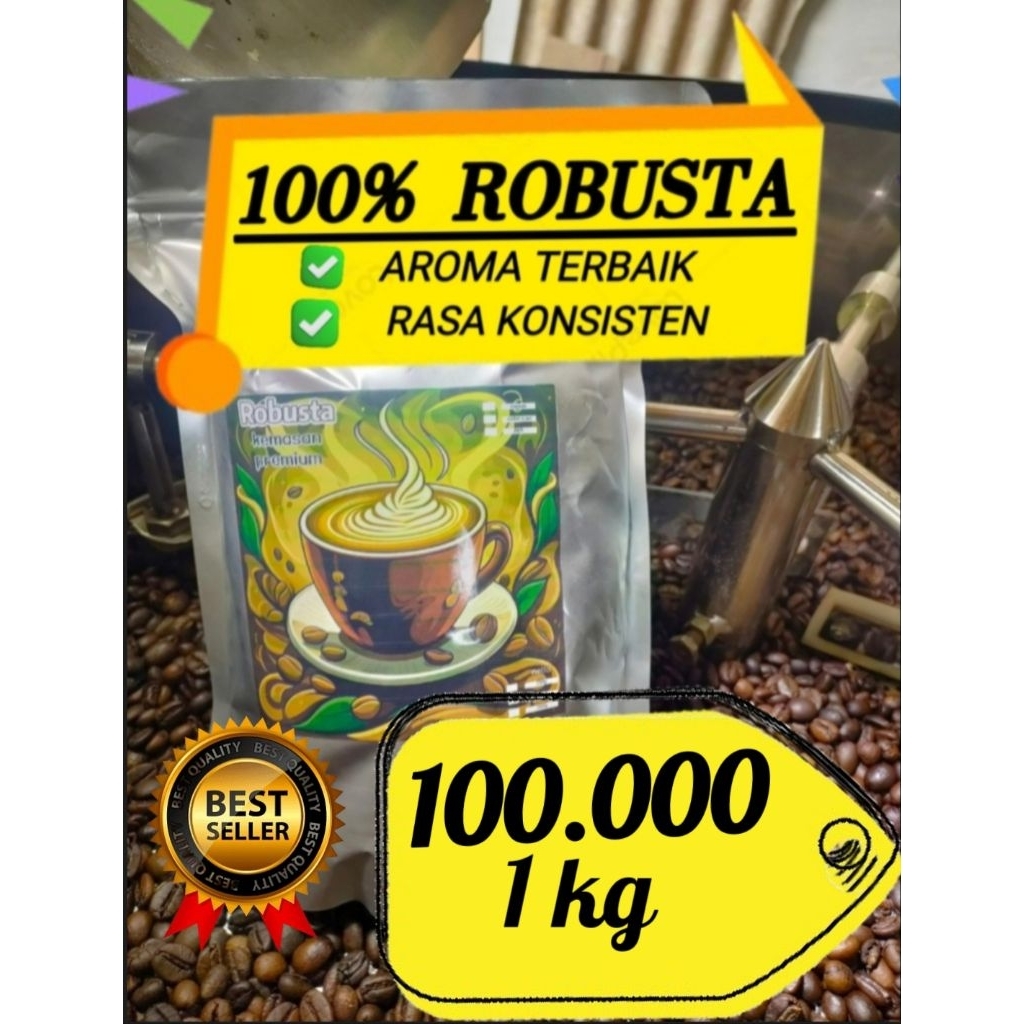 

TERMURAH Robusta Super 100% Murni Kopi Bubuk 1 kg