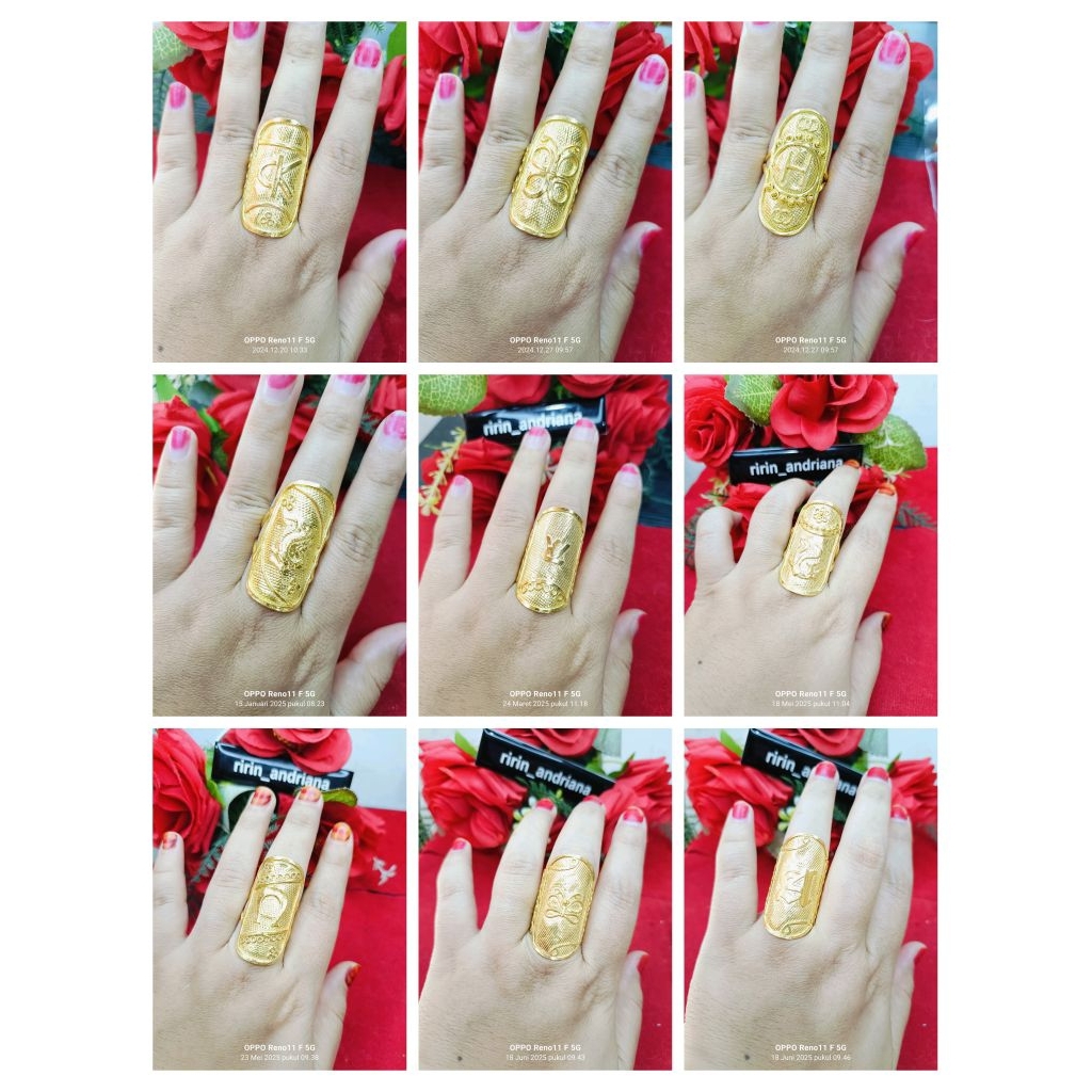 cincin 1 suku sepuh emas Palembang