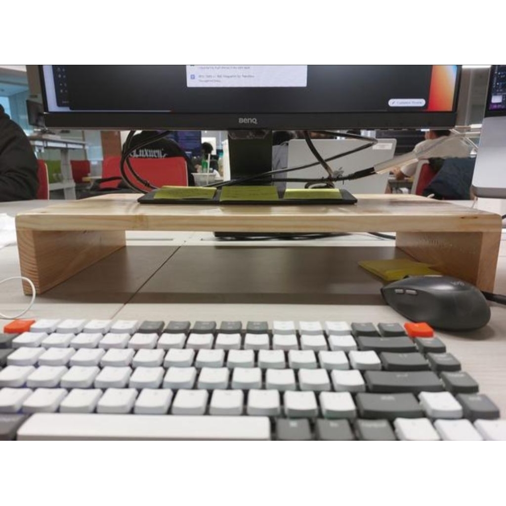 DUDUKAN ALAS MONITOR||MEJA DUDUKAN MONITOR||STAND MONITOR KAYU