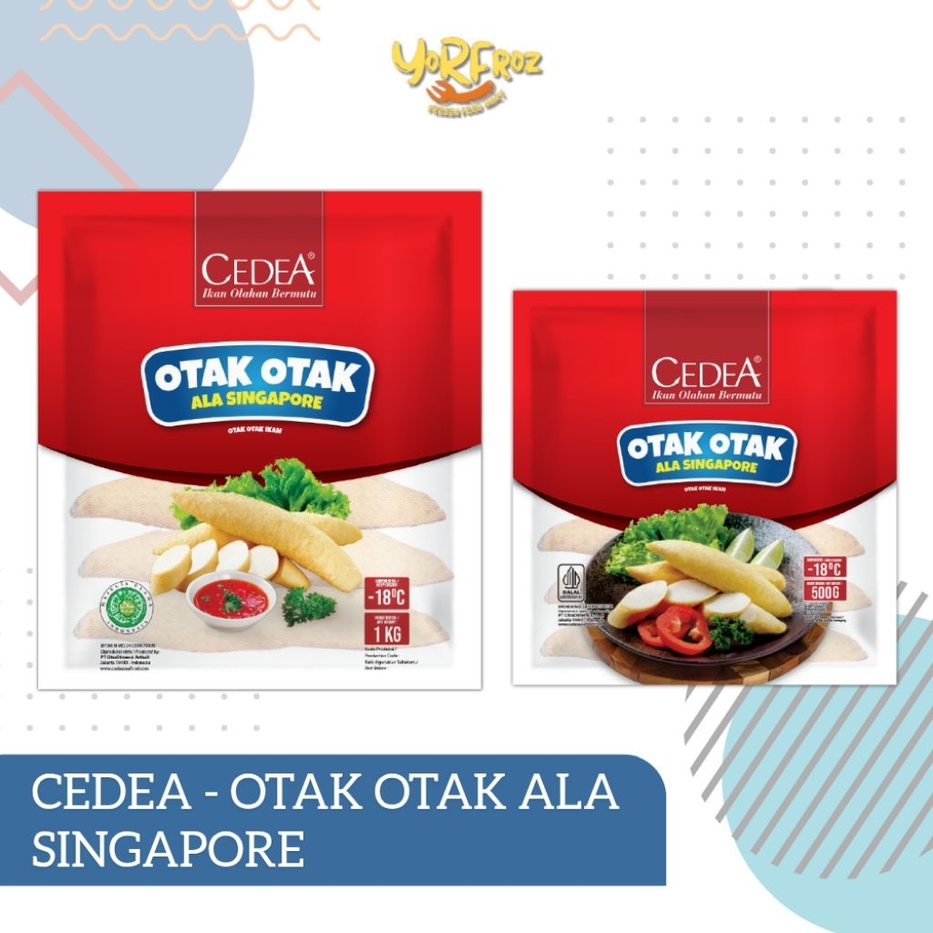 Cedea Otak Otak Singapore 500gr / 1kg – Frozen Food Murah Palembang - Yourfrozmart
