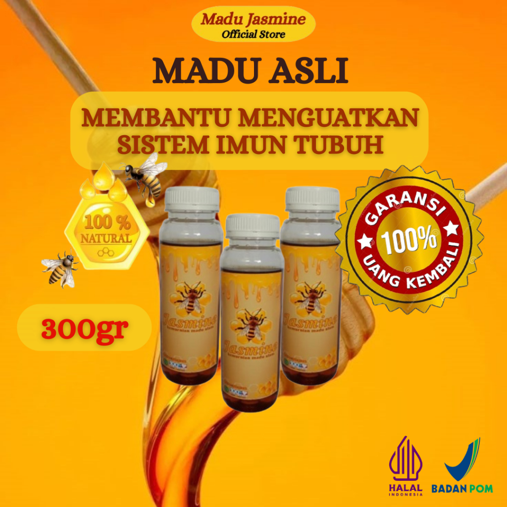 

Jasmine Madu Asli Membantu Menjaga System Imun Tubuh 300gr