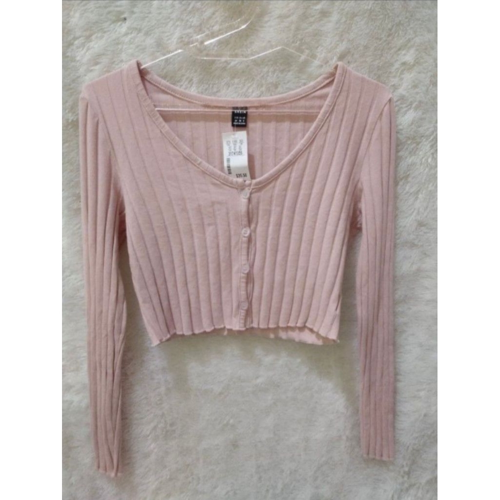 Cardigan crop shein