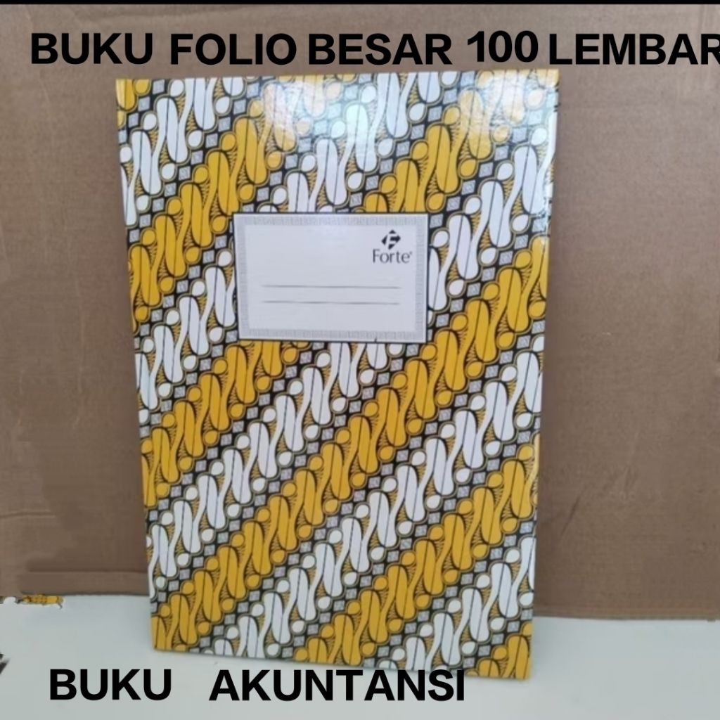 

1 Pcs Buku Folio Besar Isi 100 Lembar / Buku Akuntansi
