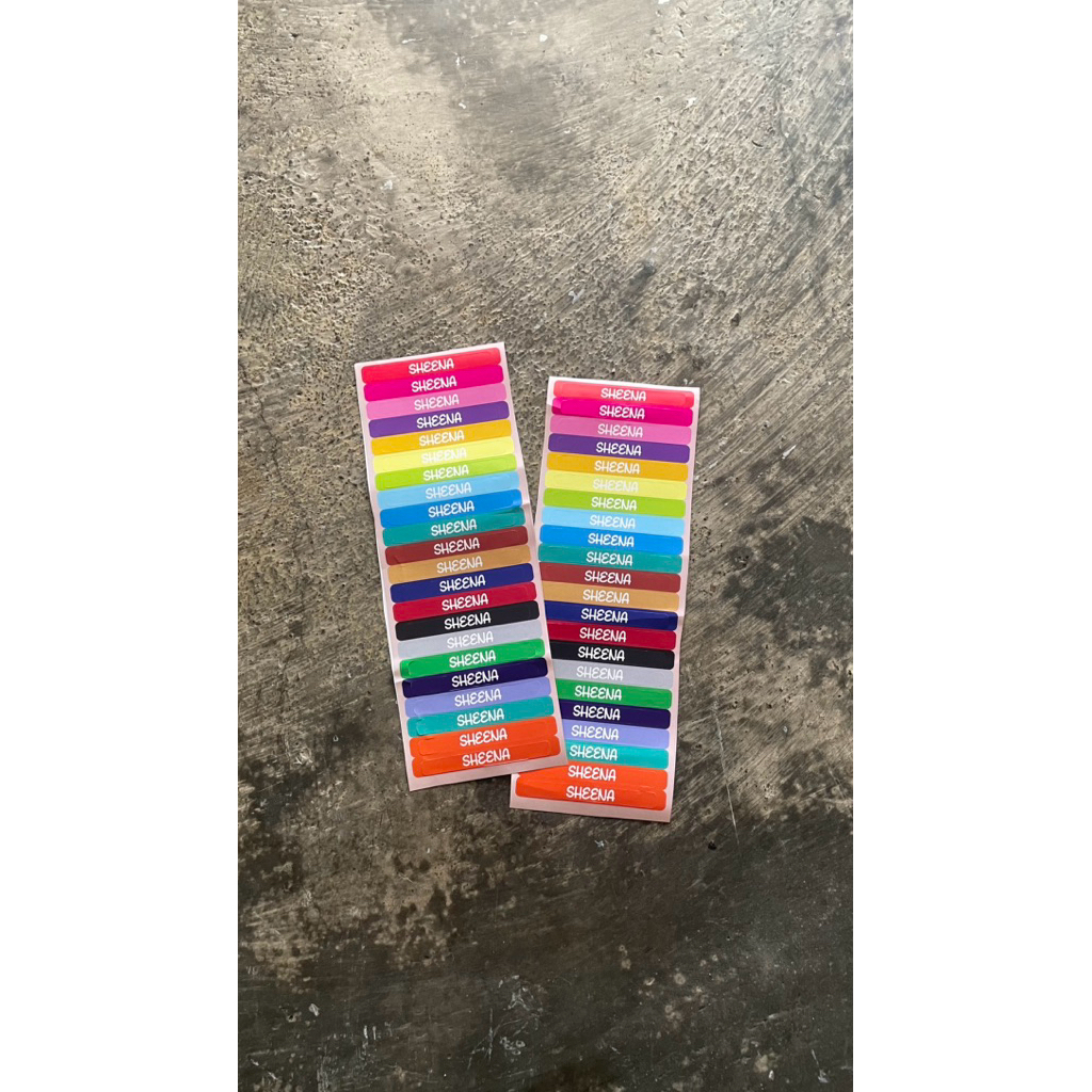 

STIKER NAMA ATK BUKU/PULPEN/PENSIL