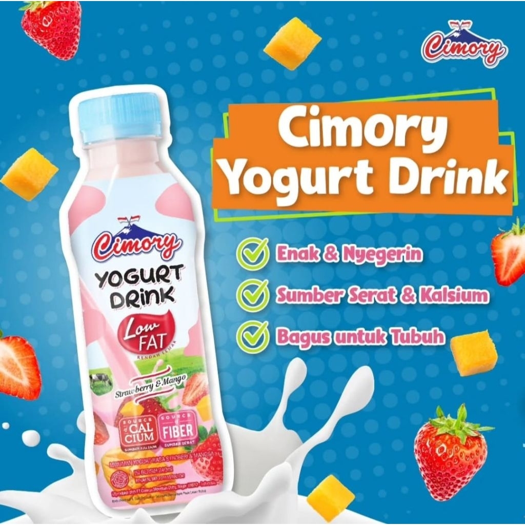 

Cimory Yogurt Drink Low Fat 240ml khusus instant / sameday