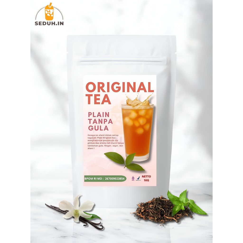

BUBUKTEH PREMIUM BUBUK TANPA GULA/ PLAIN PURE ORIGINAL TEA 1KG
