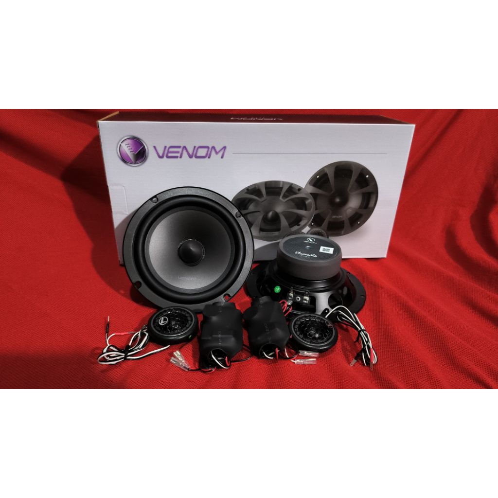 Speaker Split Venom Veto 6 - Venom Veto 2 Way Component Split BARA CAR AUDIO