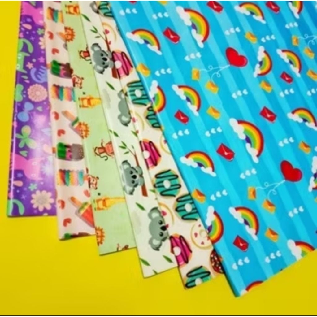 

KERTAS KADO KIKY MURAH JUAL PER PACK ISI 50 LEMBAR