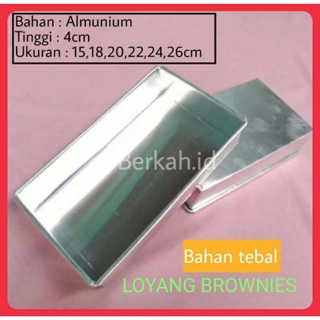 Loyang kue bolu brownies / brownies Loyang / Loyang brownies set