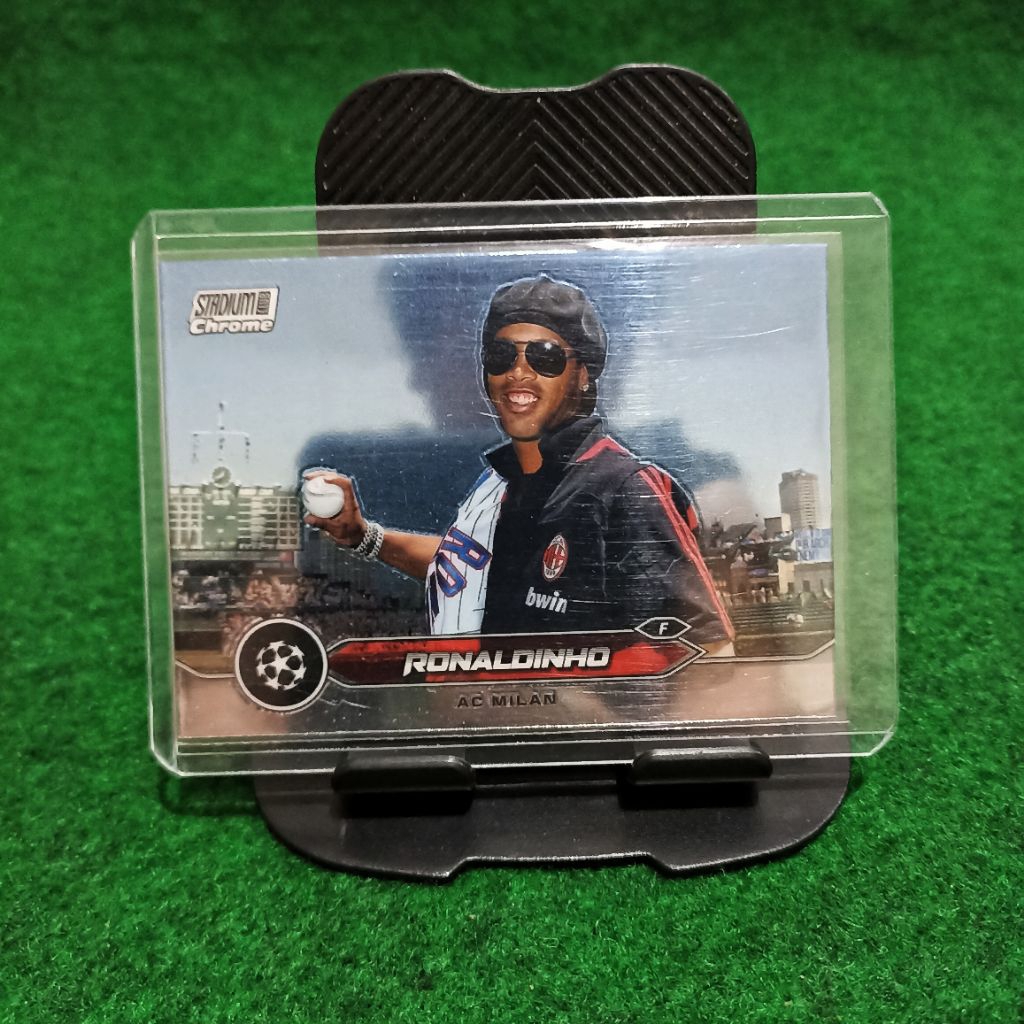 KARTU BOLA RONALDINHO AC MILAN TOPPS STADIUM CHROME 2024