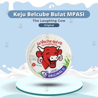 

[oddsolshop] pekanbaru/The Laughing Cow 120GR Keju Belcube Bulat MPASI Original Cheese