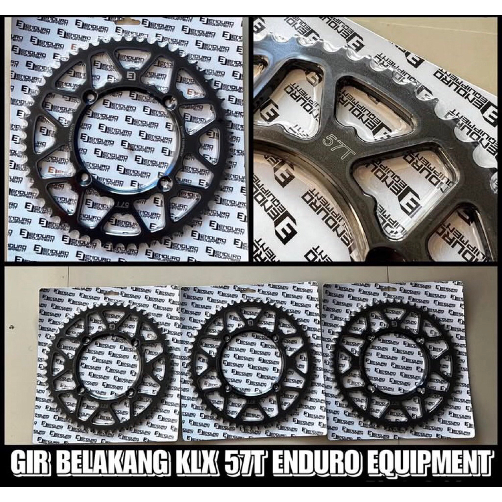 gir belakang klx 57t enduro equipment
