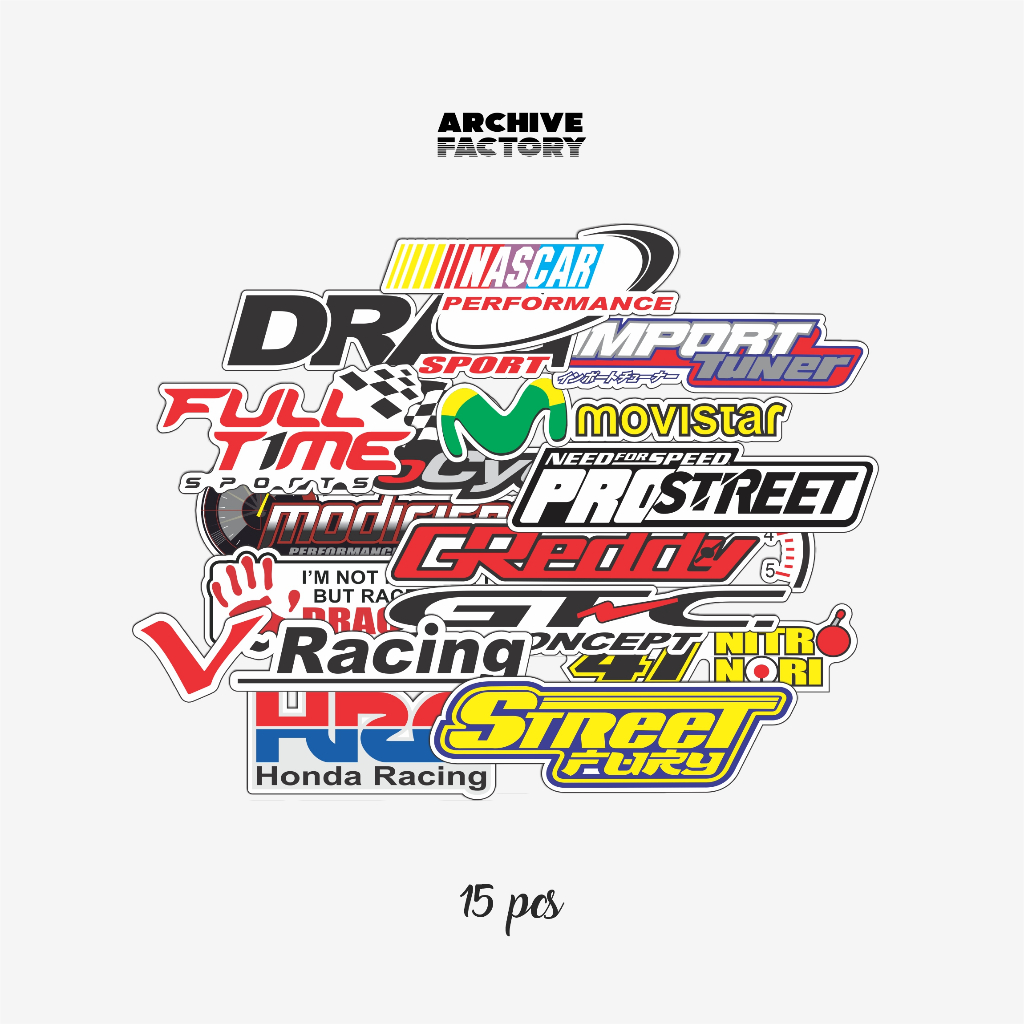 

STICKER PACK RACING | STICKER MOTOR | STIKER AESTHETIC | STIKER LAPTOP | STIKER TUMBLER | STIKER HP