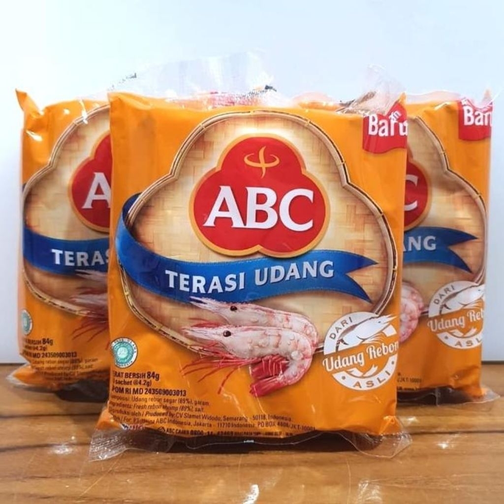 

ABC Terasi Udang Dari Udang Rebon Asli isi 20 Pcs Per Pack