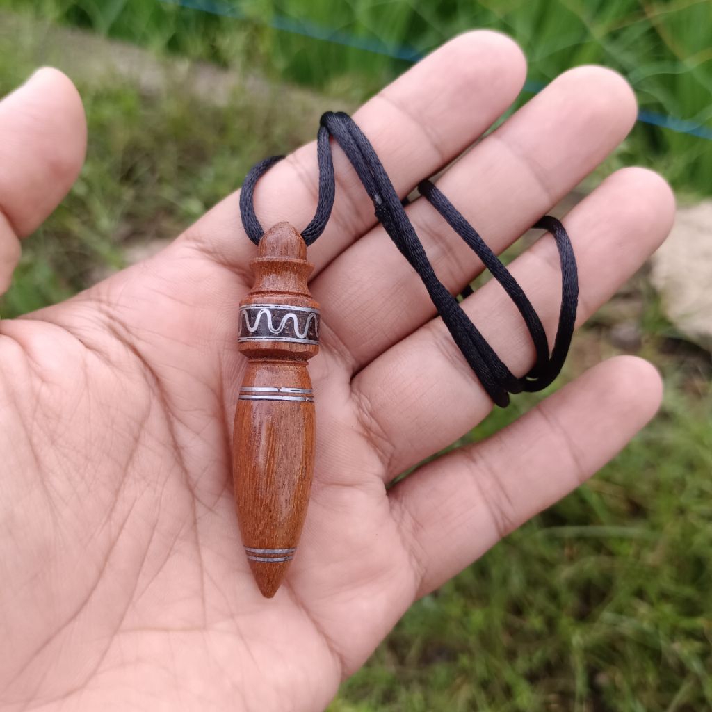kalung cemeti kayu ulin manang timbul