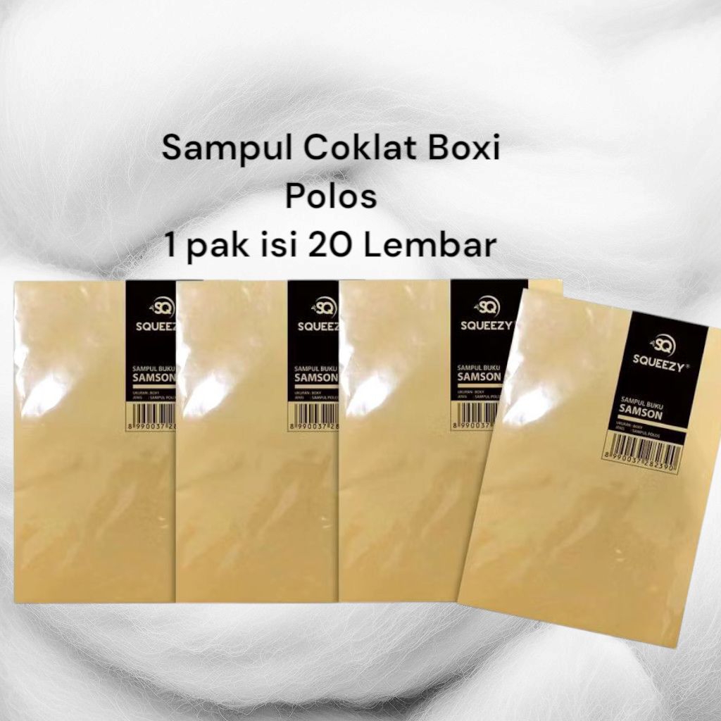 

SAMPUL Coklat BOXY Polos 20 Pcs (Ukuran Buku Besar Campus)