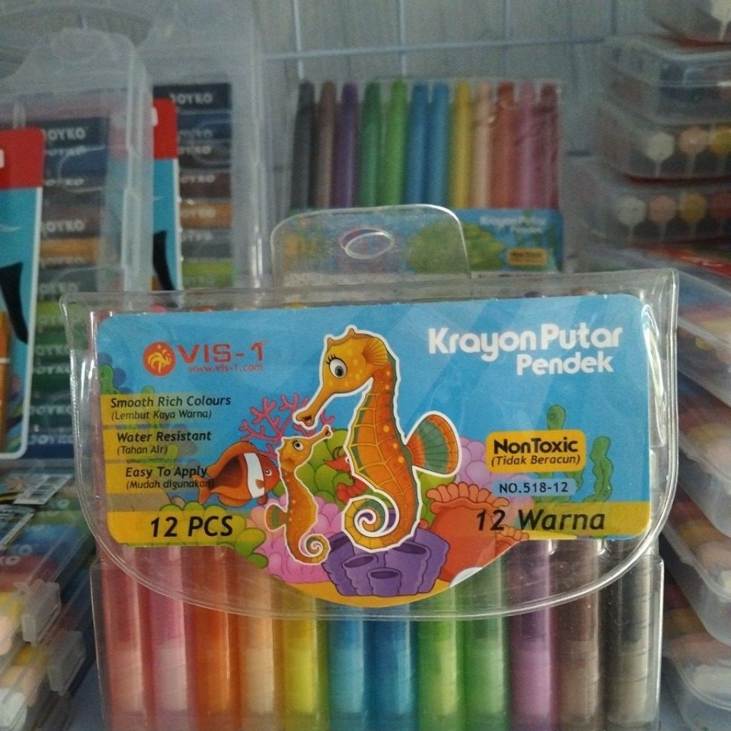 

krayon putar vis-1 12warna pendek.