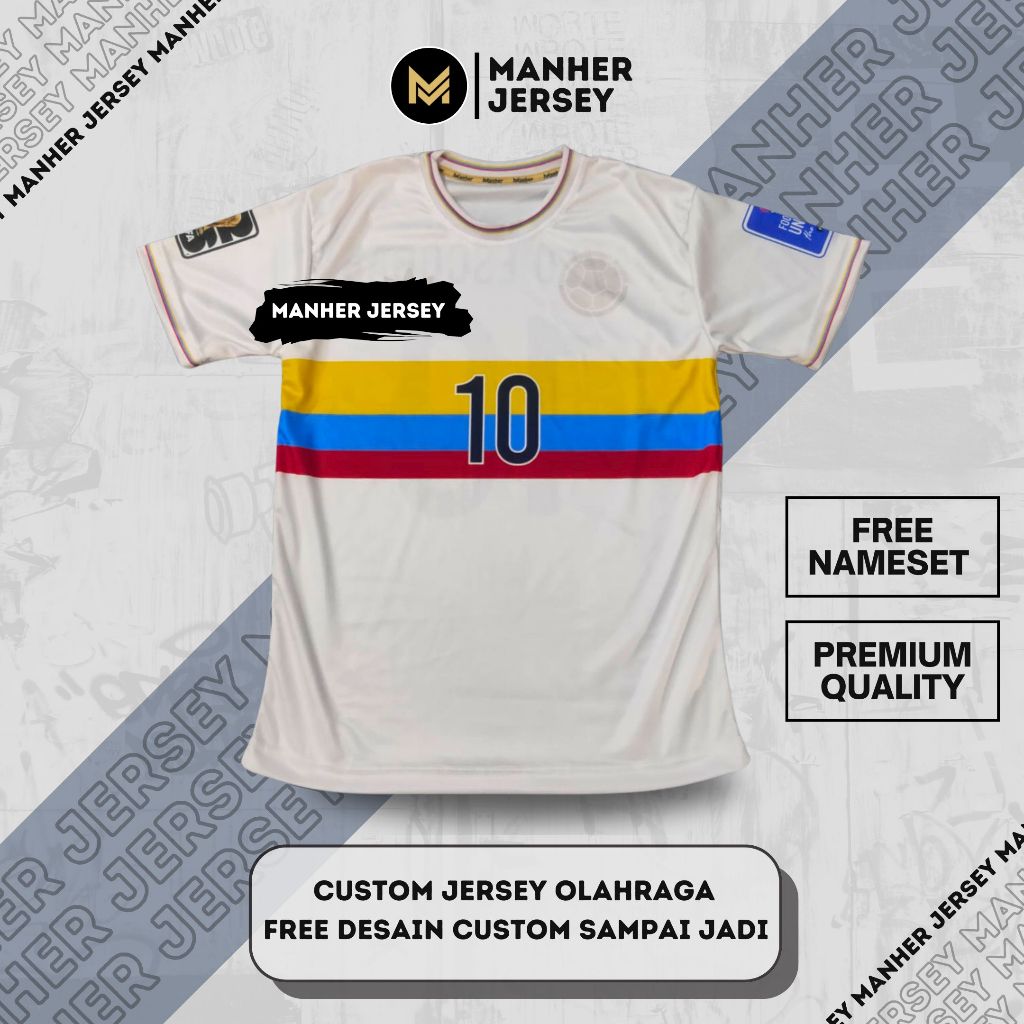 JERSEY KOLOMBIA 2024 2025 FULL PRINTING