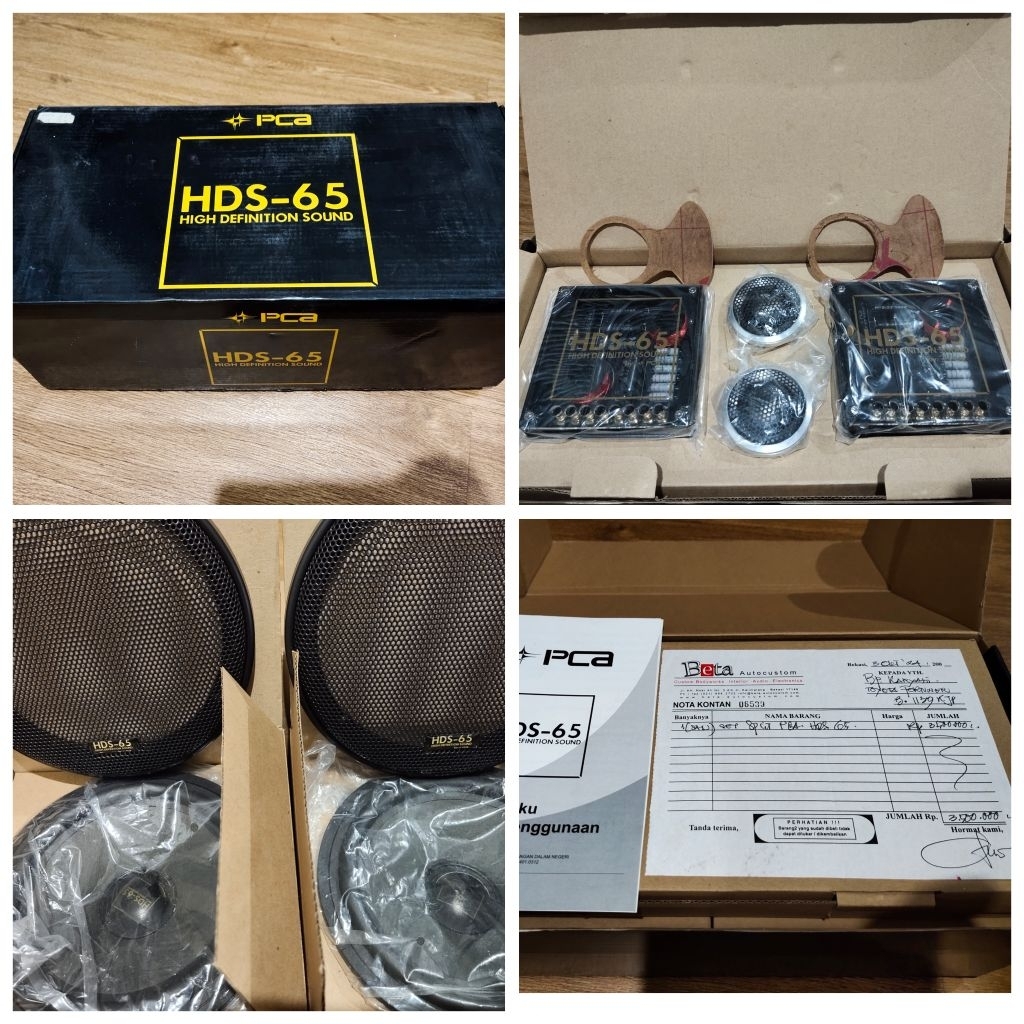 Original Set Speaker Split Mobil PCA HDS 65 - BACA DESKRIPSI