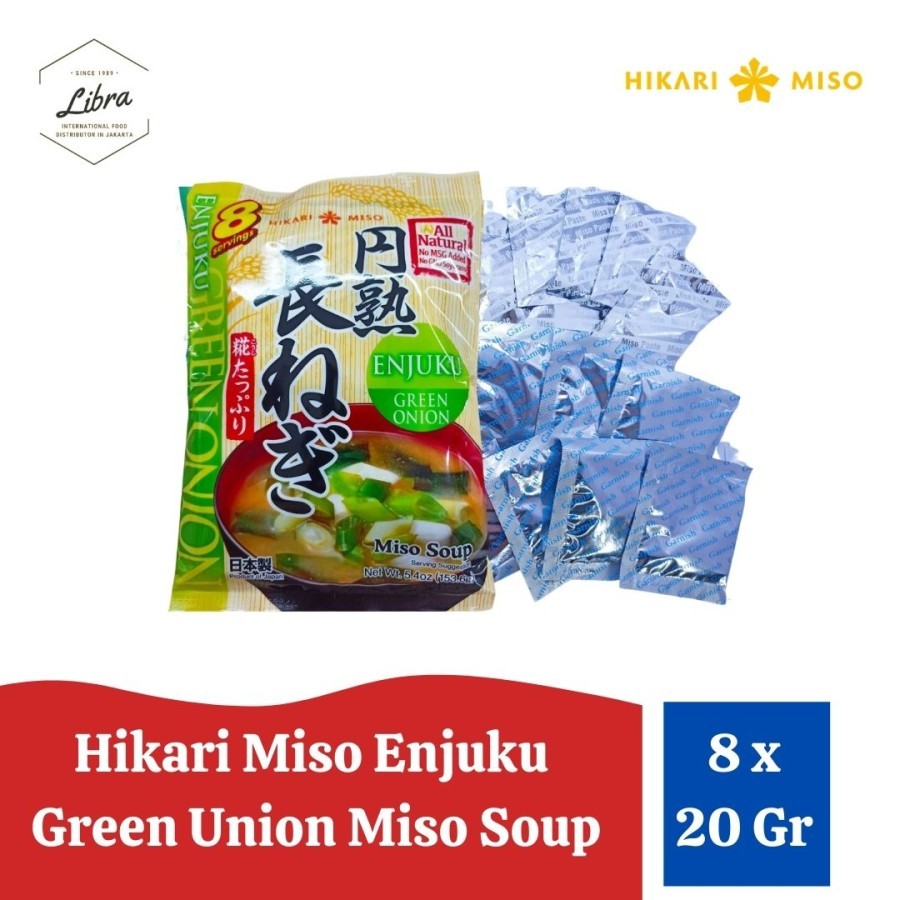 

Hikari Miso Enjuku Green Union/ Ori Jepang/ Miso Soup Instan