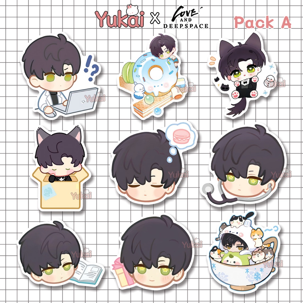 

Stiker Zayne Love And Deepspace Premium - Sticker Pack Anime Waterproof