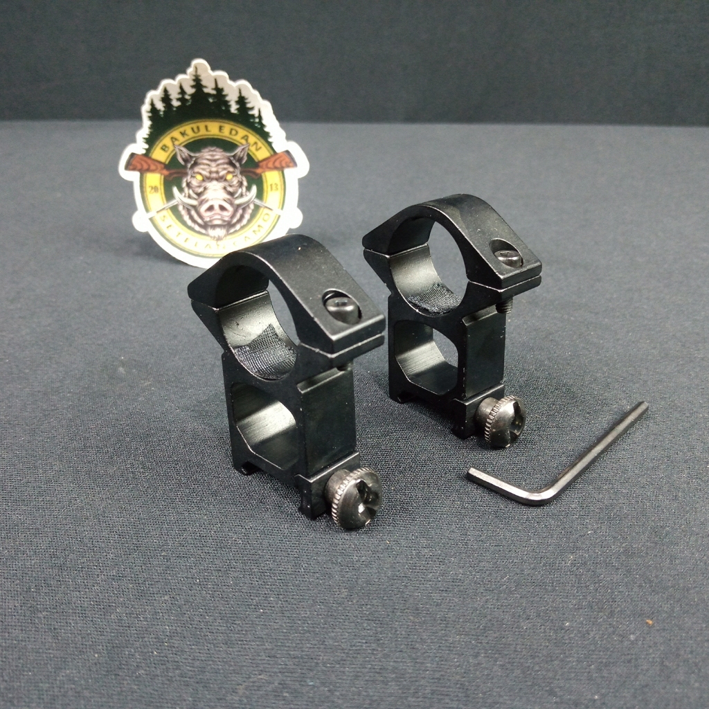 MOUNTING SINGLE BAUT OD25 REL 22 TINGGI / MONTING TELESKOP OD25 REL 22 (SC2432)