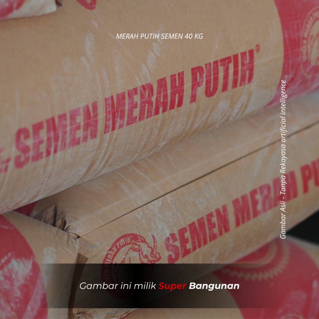 JUAL MERAH PUTIH SEMEN 40 KG SUPER BANGUNAN