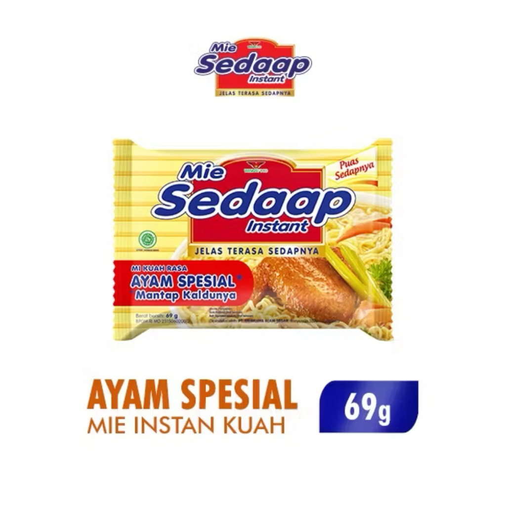 

Sedaap Mie Instan Ayam Spesial 69 gr