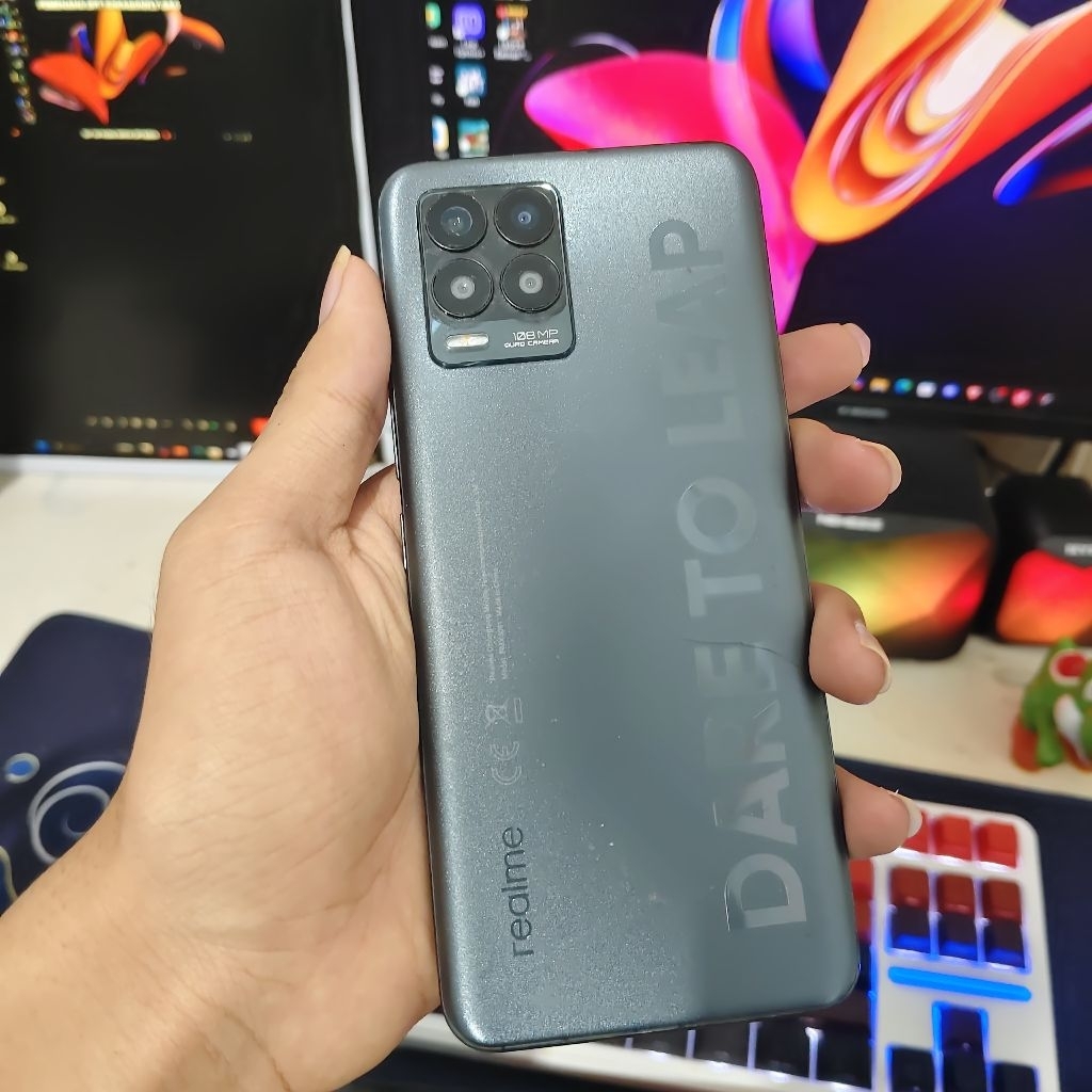 Realme 8 Pro Bekas Normal Segel Utuh FP On Kamera 108MP