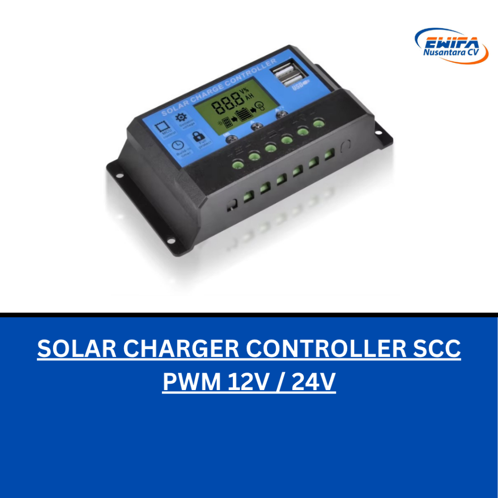 SOLAR CHARGER CONTROLLER SCC PWM 12V / 24V