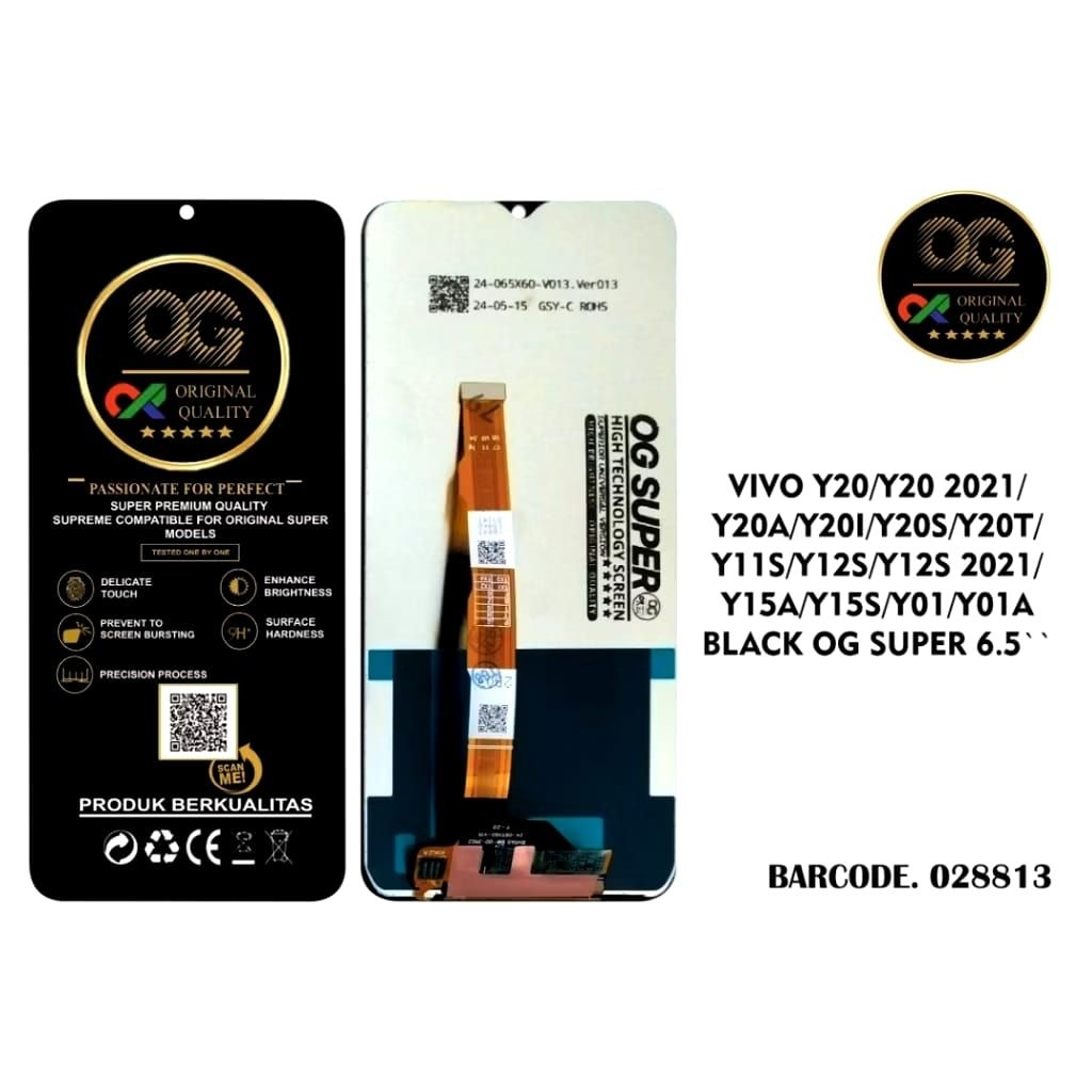 LCD TOUCHSCREEN ViVO y20/y20 2021/y21 2021/y20a/y20i/y20t