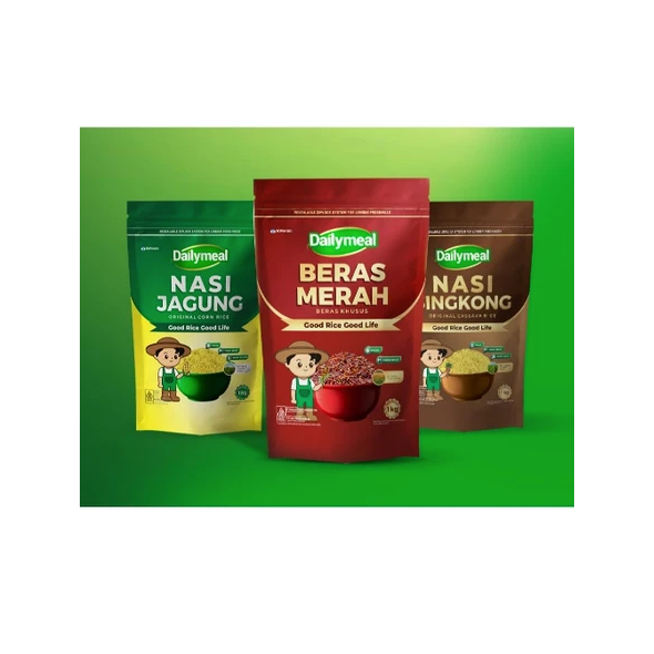 

Beras Sehat Daily Meal - Nasi Merah 1kg / Nasi Singkong 500gr / Nasi Jagung 500gr