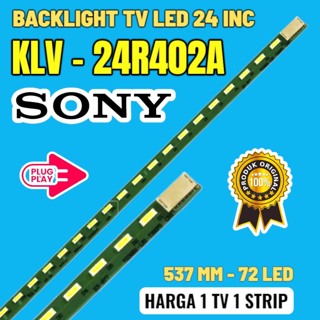 BACKLIGHT TV LED SONY 24 INC KLV-24R402A 24R402A