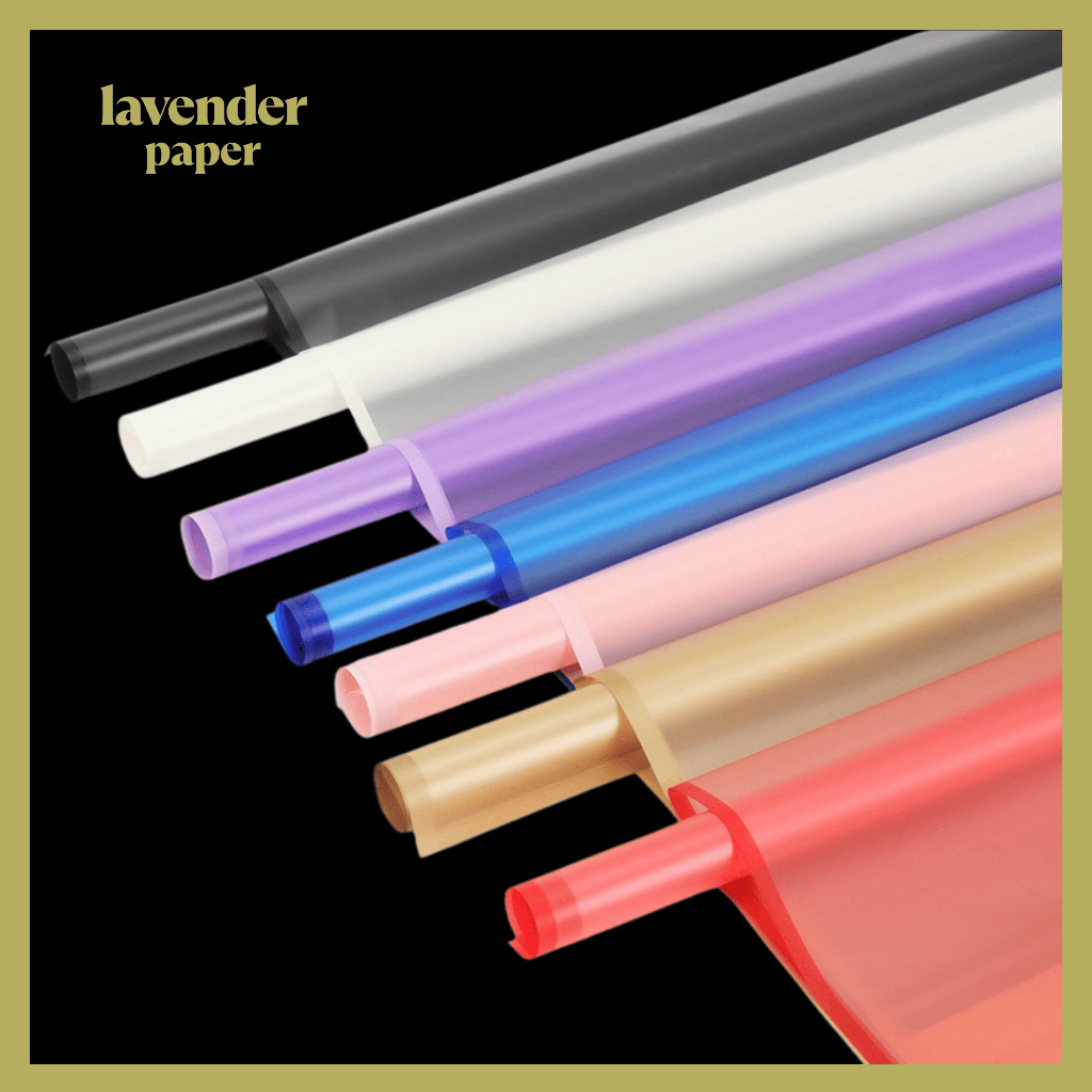 

Kertas Buket Bunga Korea Transparan List Transparan List Cellophane KB010