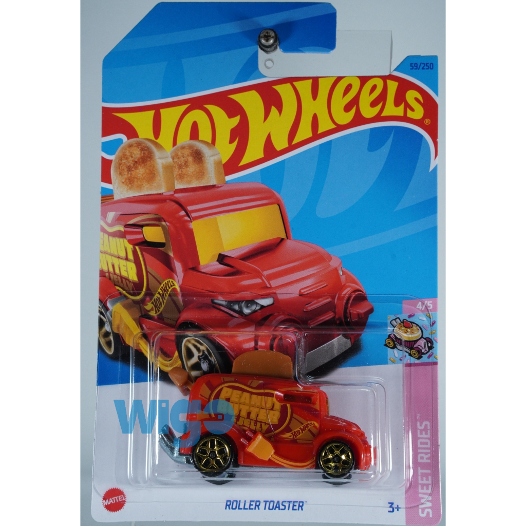 Hot Wheels Roller Toaster merah C 2023 Diecast