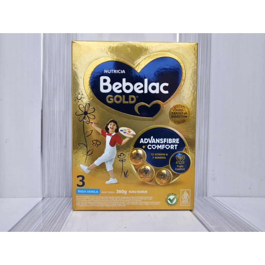 

Bebelac Gold 3 Susu Formula 360g Vanilla