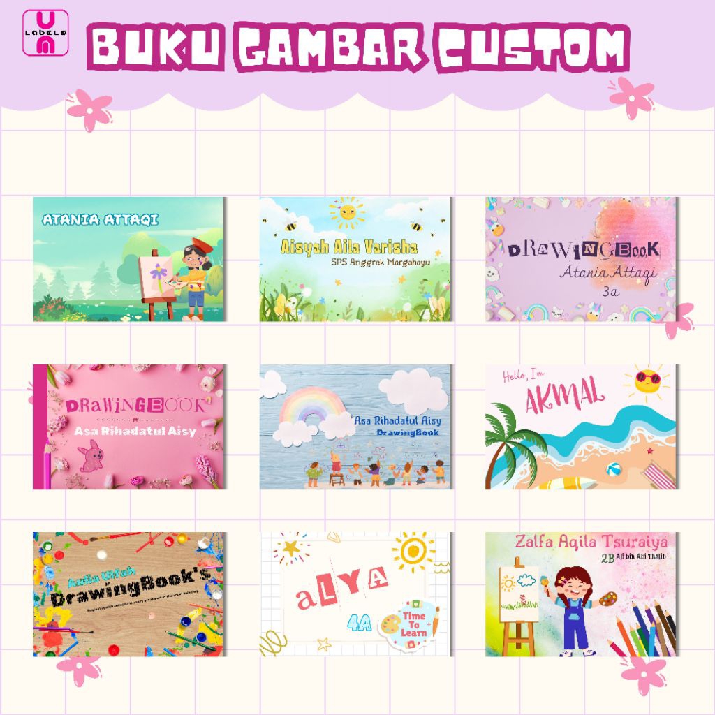 

Buku Gambar Custom A4, Jilid Spiral, Drawing Book, Sketch Book, Souvenir