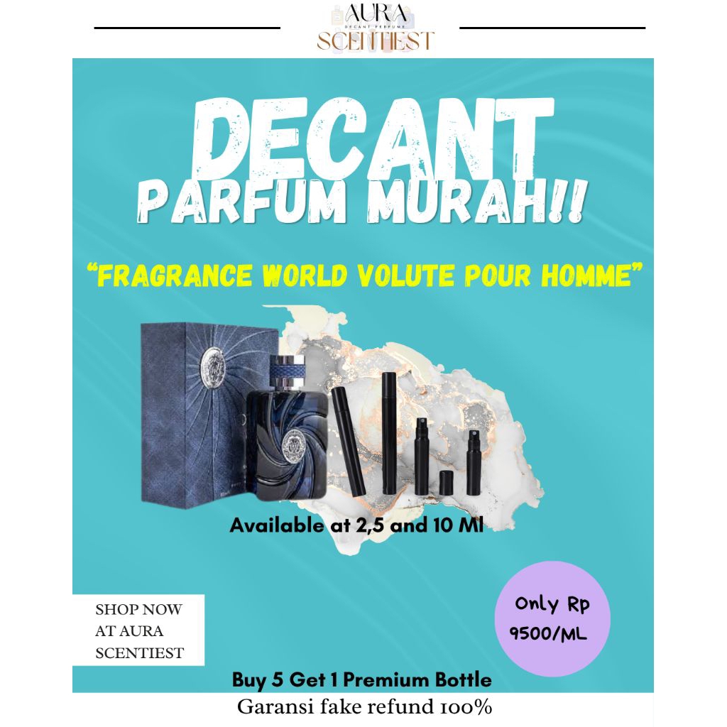 Decant parfum FW Volute Pour Homme