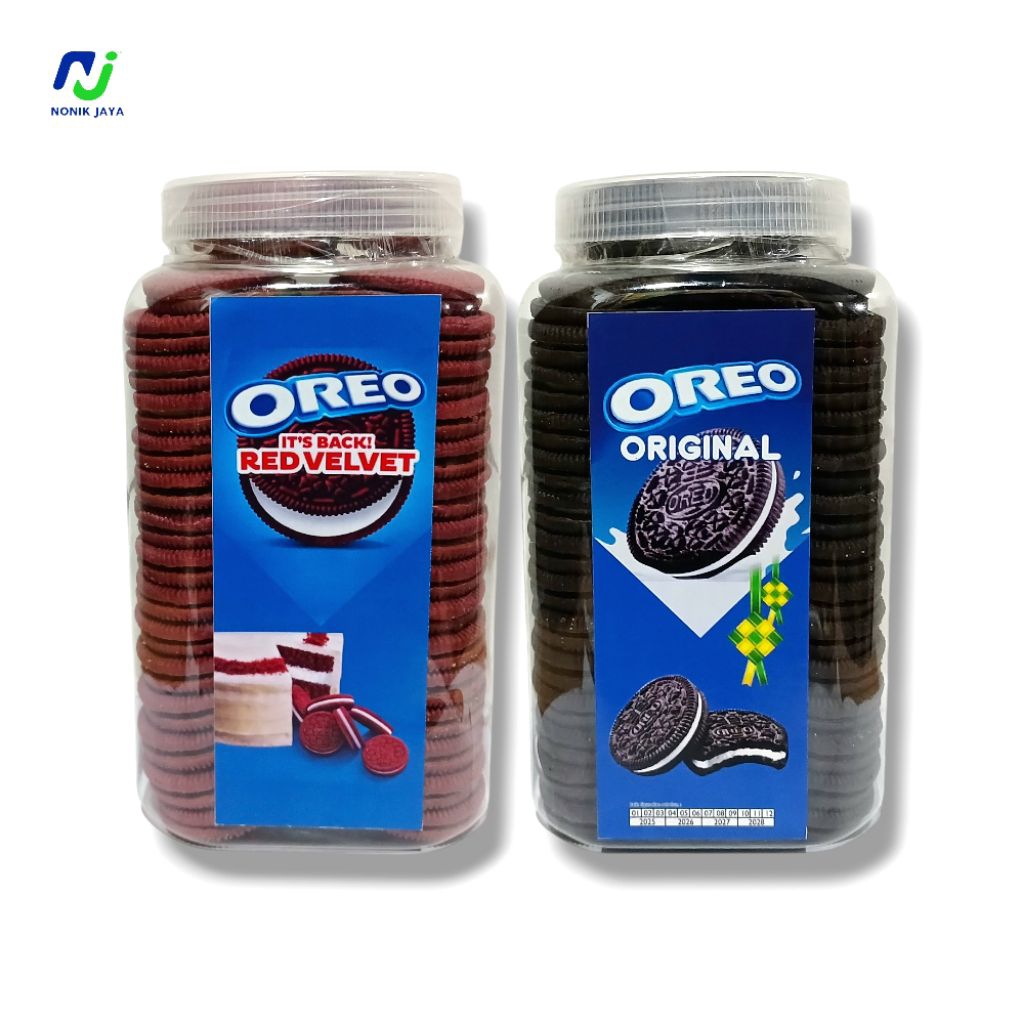 

Oreo Red Velvet It's Back 800gr / Oreo Original 760gr Kemasan Toples