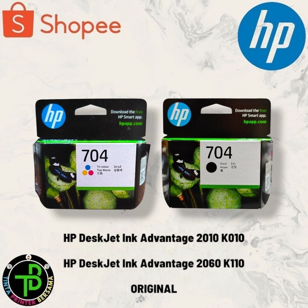 Tinta Hp 704 / Cartridge 704 Black Colour Original