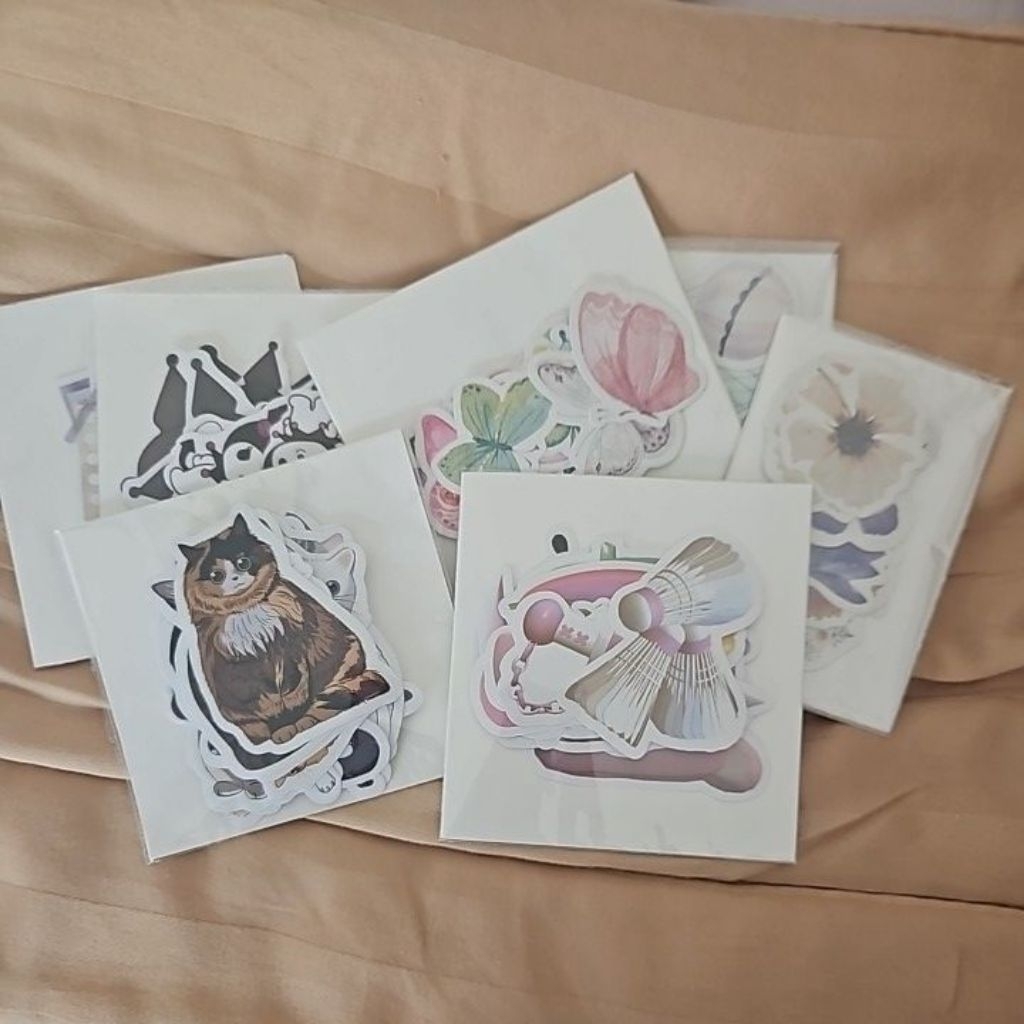 

Stickers (± 10 - 20 pcs)