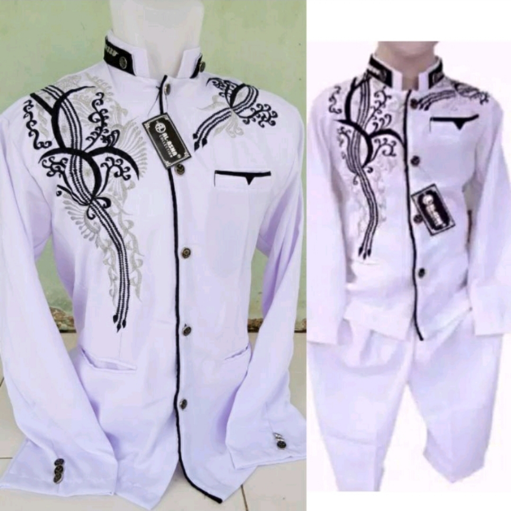 (( LEBSA MOESLIM WEAR )) JASKO/JAS KOKO BUSANA MUSLIM PRIA TERBARU 2025 COUPLE AYAH & ANAK MOTIF BOR